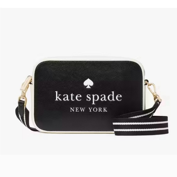 NWT Kate Spade Black and White Crossbody Bag - Picture 1 of 5